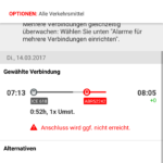 Der Streckenagent zeigt bei Störungen und Problemen auch Alternativrouten.