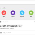 Ein Screenshot von Google Fotos